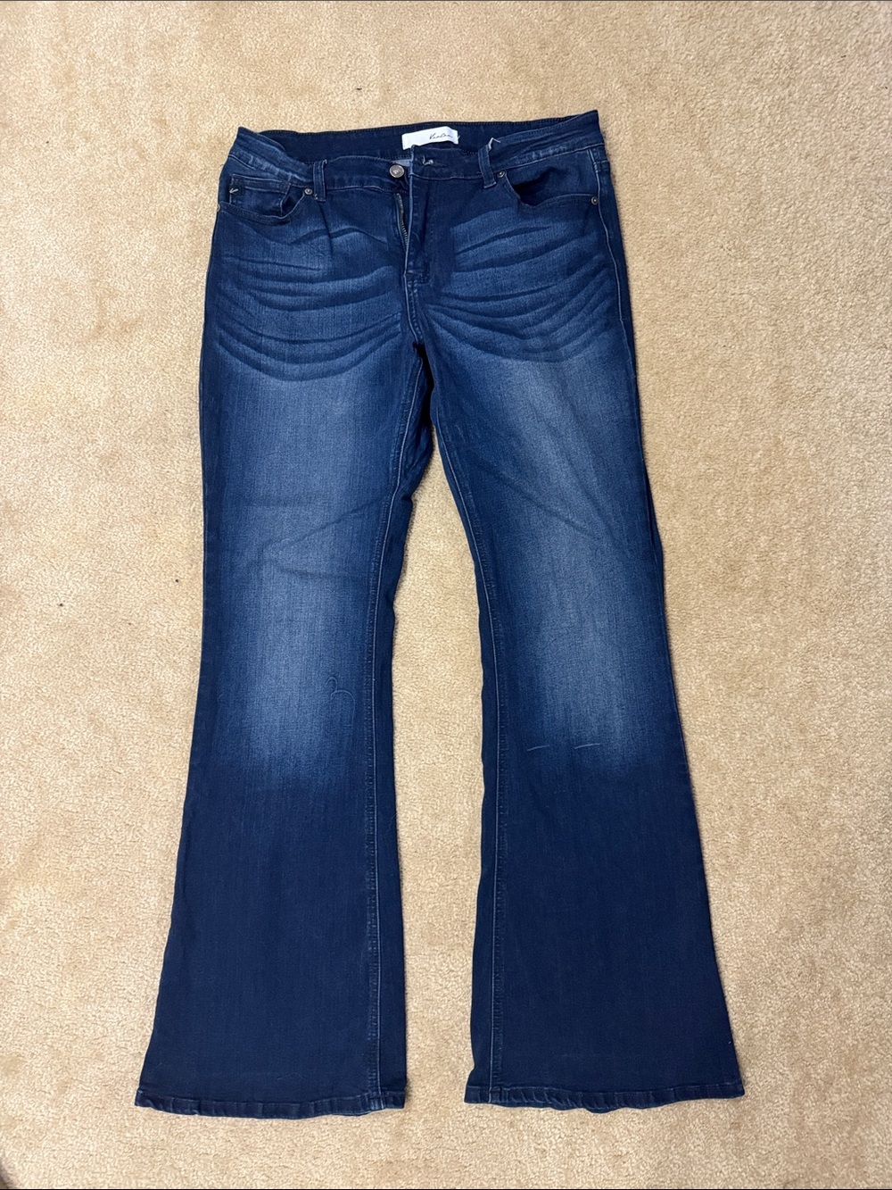 KanCan Dark Blue Flare Jeans